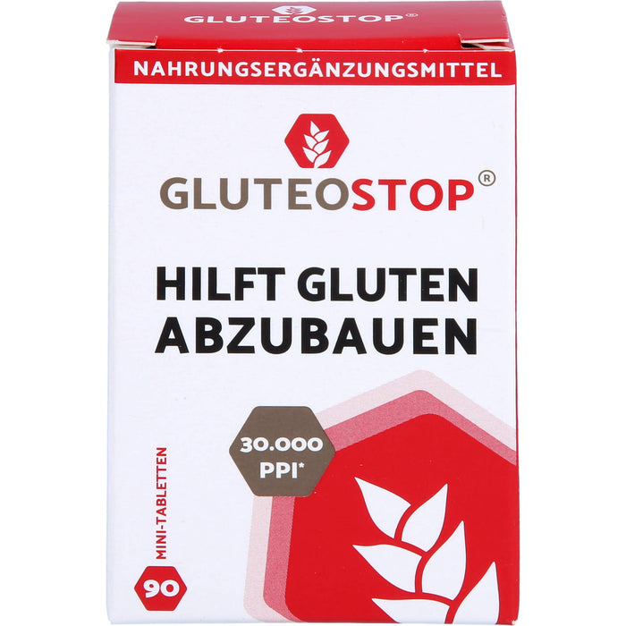 GluteoStop Tabletten hilft Gluten abzubauen, 90 pc Tablettes