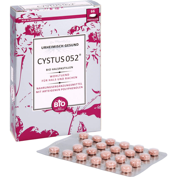 Dr. Pandalis CYSTUS 052 Bio Halspastillen, 66 pcs. Tablets