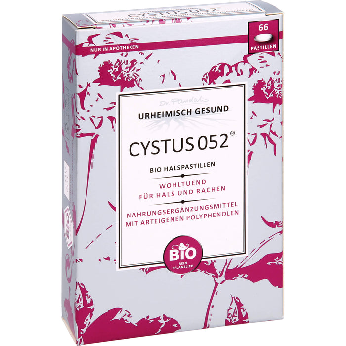 Dr. Pandalis CYSTUS 052 Bio Halspastillen, 66 pcs. Tablets