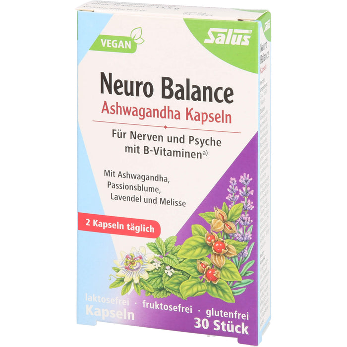 Salus Neuro Balance Ashwagandha Kapseln, 30 pc Capsules