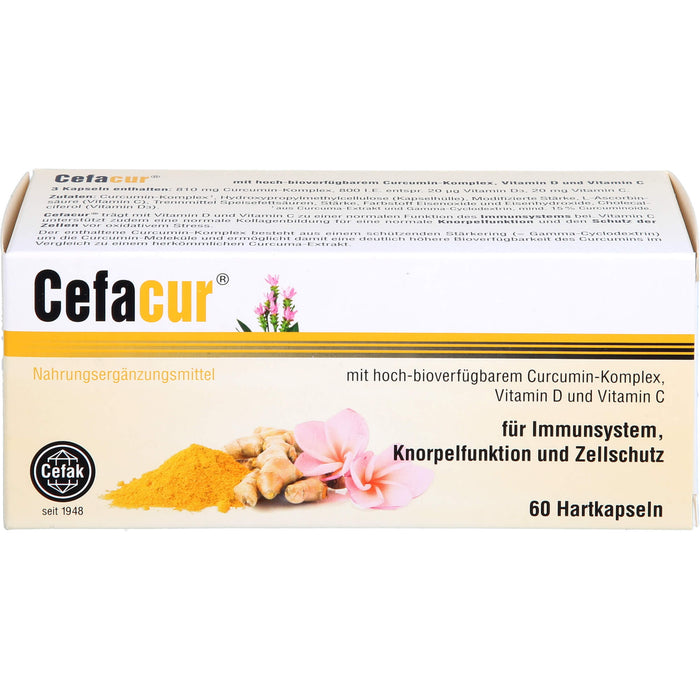 Cefacur Kapseln für Immunsystem, Knorpelfunktion und Zellschutz, 60 pcs. Capsules