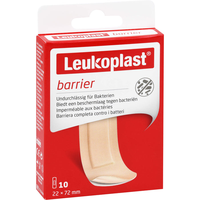 LEUKOPLAST BARRIER 22X72MM, 10 St PFL