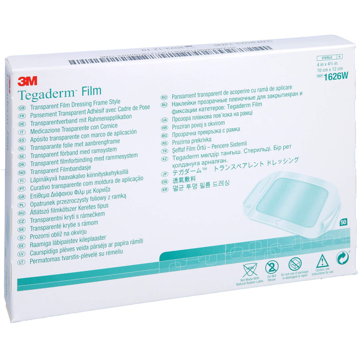 Tegaderm 3M Film 10x12 cm 1626W, 50 St PFL