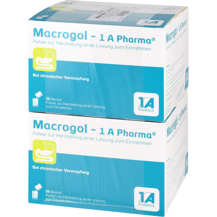 Macrogol - 1A Pharma Pulver bei chronischer Verstopfung, 100 pcs. Sachets