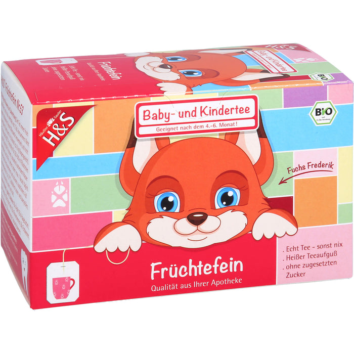 H&S Früchtefein Baby- und Kindertee, 20 St. Filterbeutel