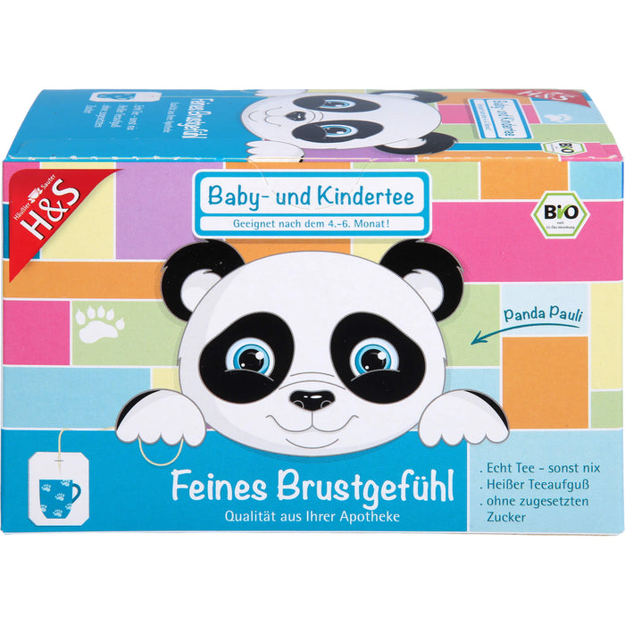 H&S Feines Brustgefühl (Bio Baby- und Kindertee), 20X1.2 g FBE