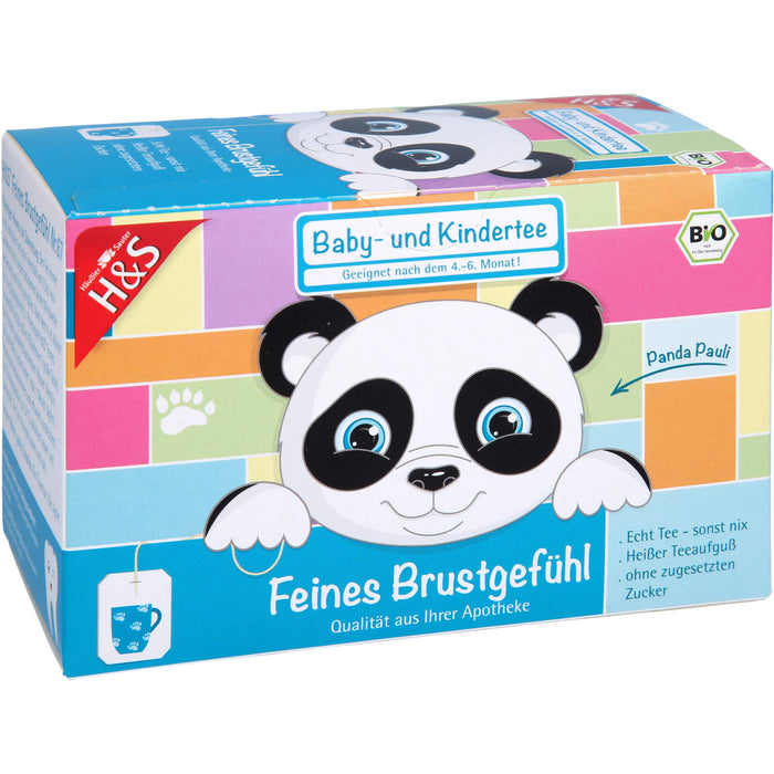 H&S Feines Brustgefühl (Bio Baby- und Kindertee), 20X1.2 g FBE