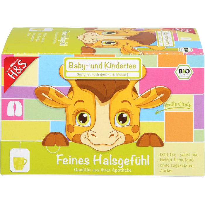 H&S Feines Halsgefühl (Bio Baby- und Kindertee), 20X1.5 g FBE