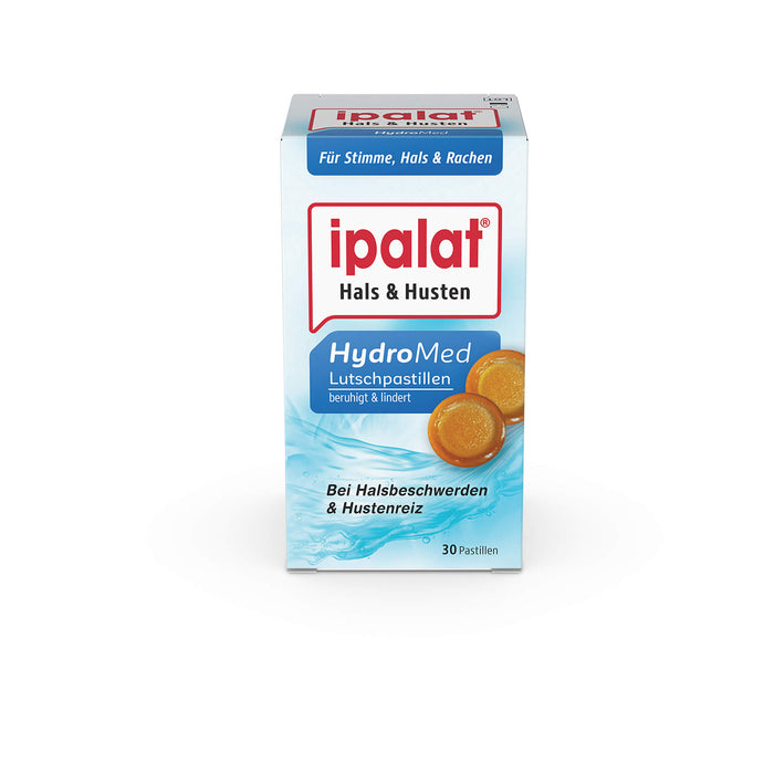 ipalat HydroMed Halspastillen, 30 pc Pastilles