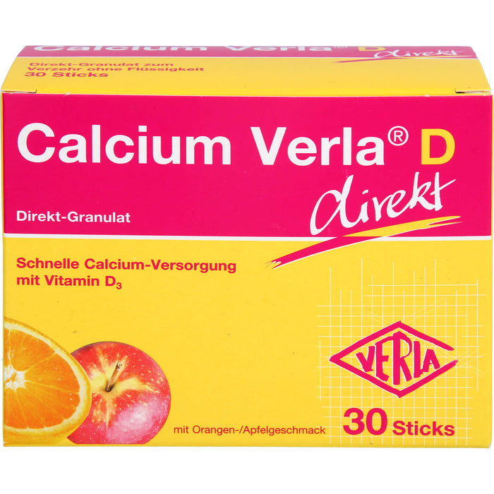 Calcium Verla D direkt Granulat, 30 pcs. Sachets