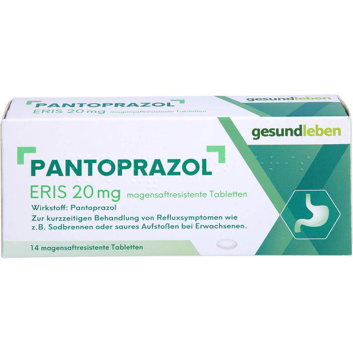 gesundleben Pantoprazol Eris 20 mg Tabletten bei Sodbrennen, 14 pcs. Tablets