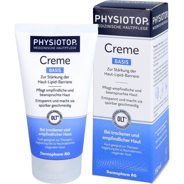 Physiotop Basis Creme zur Stärkung der Haut-Lipid-Barriere, 150 ml Crème