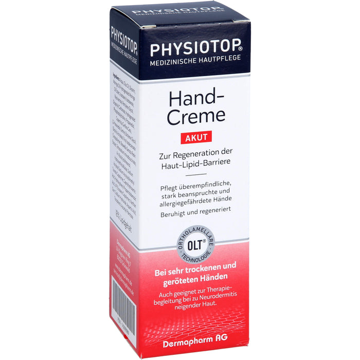 PHYSIOTOP akut Handcreme, 50 ml Creme