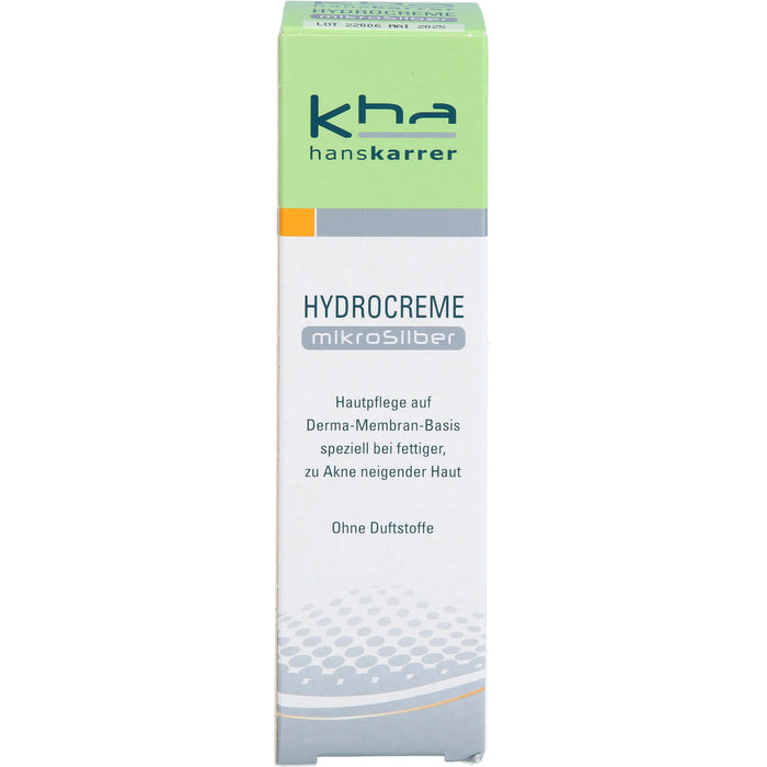 Hans Karrer Hydrocreme Mikrosilber bei normaler bis fettiger Haut, 75 ml Crème