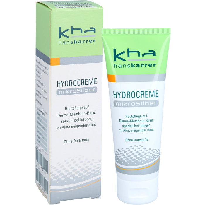 Hans Karrer Hydrocreme Mikrosilber bei normaler bis fettiger Haut, 75 ml Cream