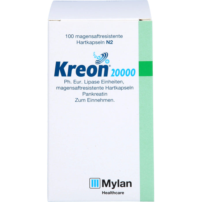 Kreon 20 000 Lipase Hartkapseln bei einer exokrinen Pankreasinsuffiziens, 100 pc Capsules