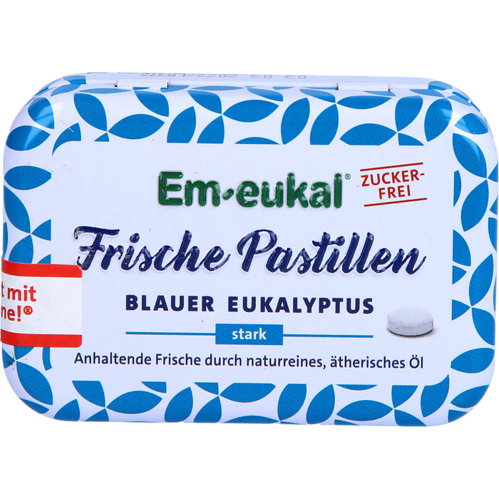 Em-eukal frische Pastillen blauer Eukalyptus zuckerfrei, 20 g Pastilles