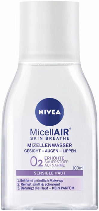 NIVEA MICELLAIR SKIN BREATHE MIZELLENW. SENS HAUT, 100 ml Lösung