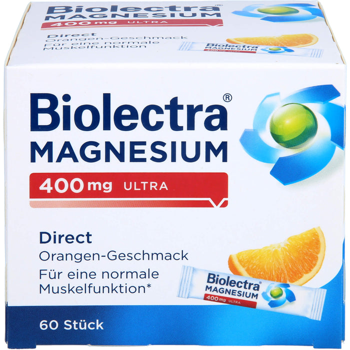 Biolectra Magnesium 400 mg ultra direct Sticks, 60 pcs. Sachets