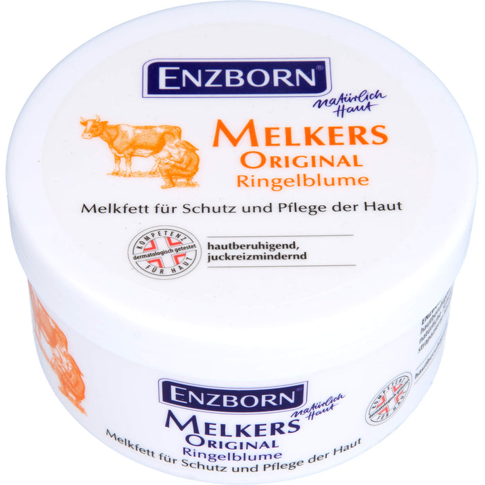 ENZBORN Melkers Original Melkfett für Schutz und Pflege der Haut mit Ringelblume, 250 ml Fettsalbe