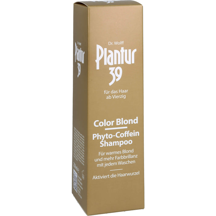 Plantur 39 Color Blond Phyto-Coffein-Shampoo, 250 ml Shampoing