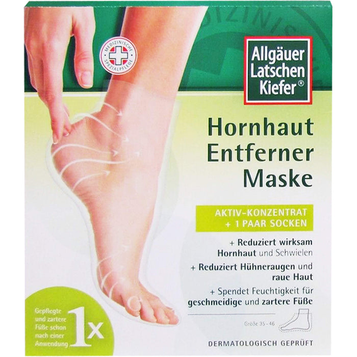 Allgäuer Latschenkiefer Hornhaut Entferner Maske, 1 pc Masques