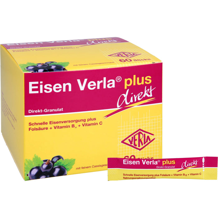 Eisen Verla plus direkt Sticks, 60 pcs. Sachets