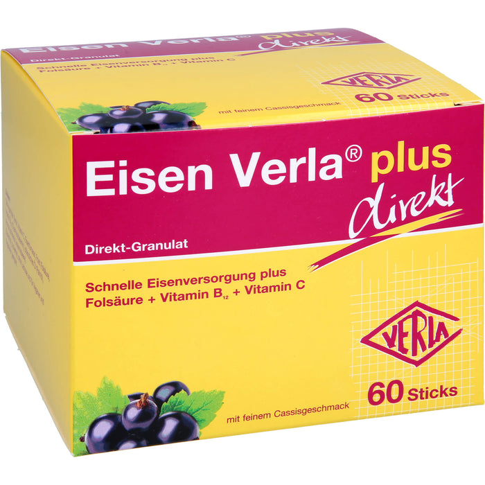 Eisen Verla plus direkt Sticks, 60 pcs. Sachets