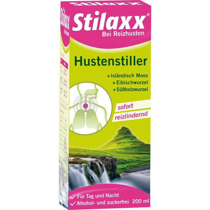 Stilaxx Hustenstiller Isländisch Moos Erwachsene, 200 ml Solution