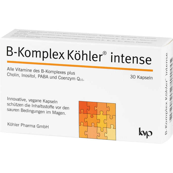 B-Komplex Köhler intense Kapseln, 30 pcs. Capsules