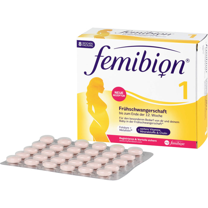 Femibion 1 Frühschwangerschaft Tabletten, 56 pc Tablettes