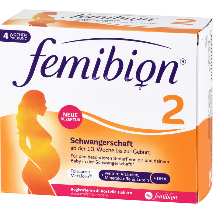 Femibion 2 Schwangerschaft Tabletten und Kapseln, 56 pc Tablettes