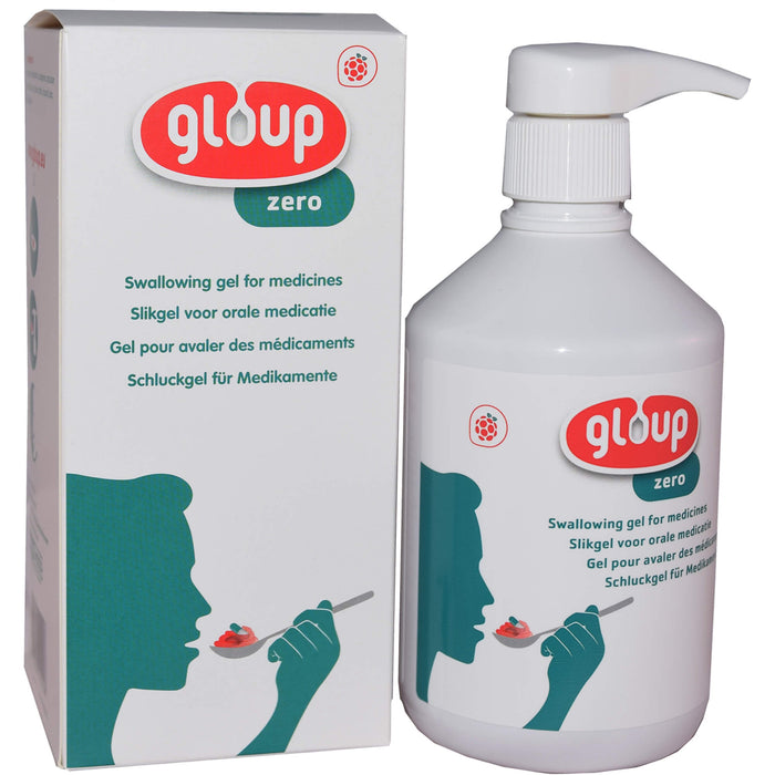 GLOUP ZERO Medikamenteneinnahme Gel Himbeere, 500 ml GEL