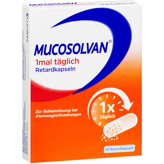 MUCOSOLVAN 1mal täglich Retardkapseln, 10 pc Capsules