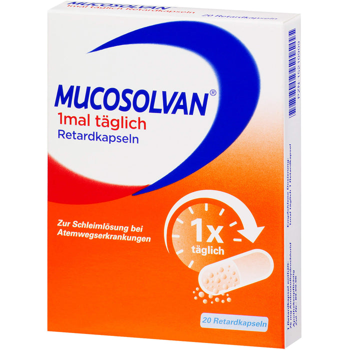 MUCOSOLVAN 1mal täglich Retardkapseln, 20 pc Capsules