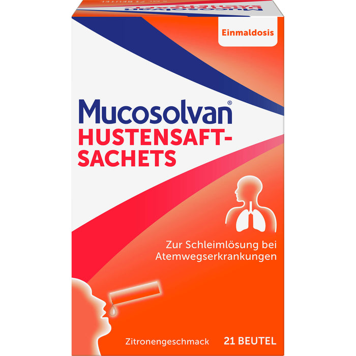 MUCOSOLVAN Hustensaft-Sachets, 21 pcs. Sachets