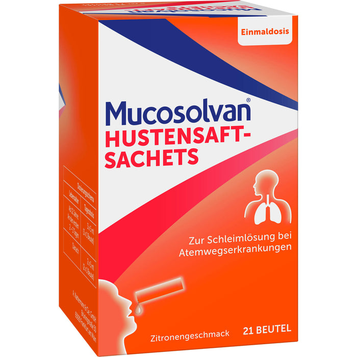 MUCOSOLVAN Hustensaft-Sachets, 21 pcs. Sachets