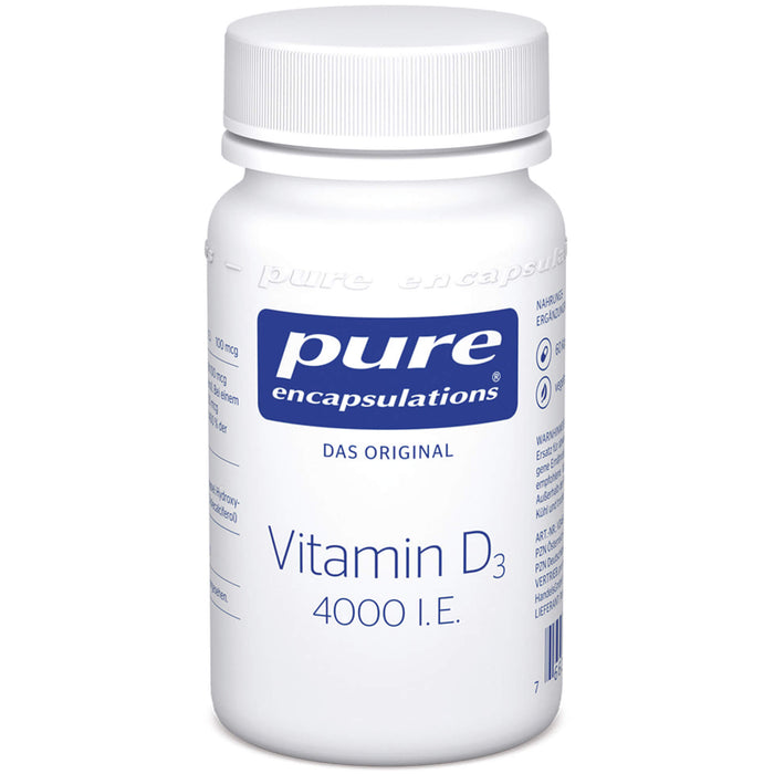 pure encapsulations Vitamin D3 4000 I.E. Kapseln, 60 pc Capsules