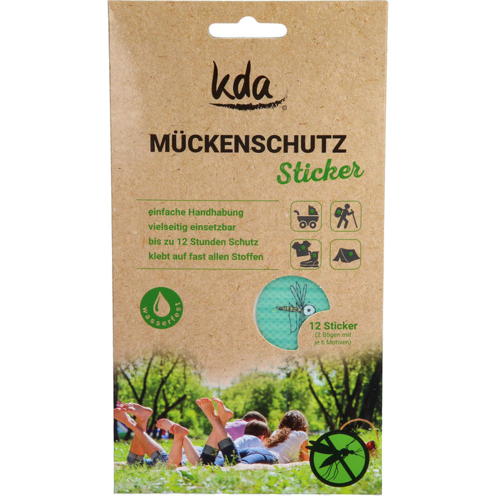 Mückenschutz Sticker KDA, 2 St