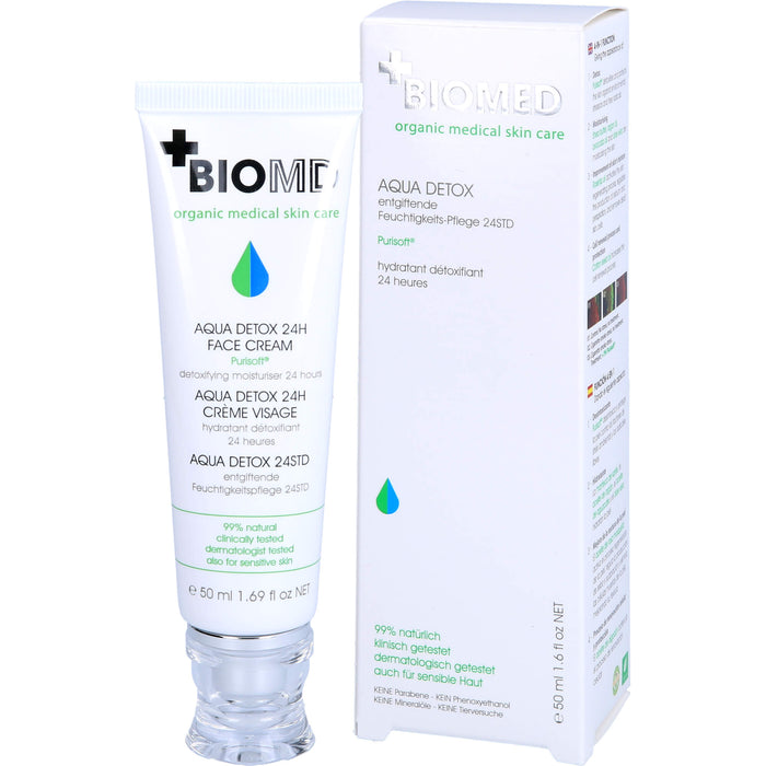 BIOMED Aqua Detox 24h Gesichtscreme, 50 ml CRE