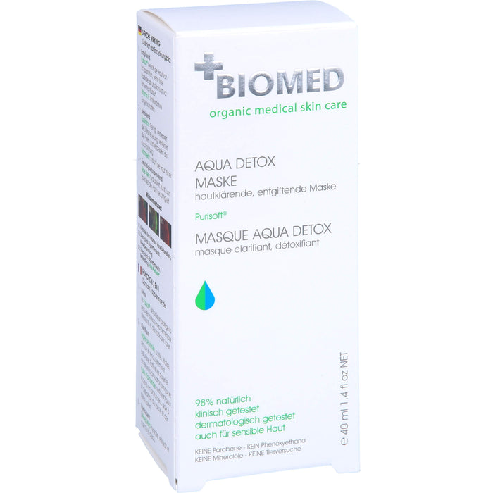 BIOMED Aqua Detox Gesichtsmaske, 40 ml XGM