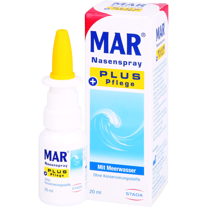 MAR Nasenspray plus Pflege mit Meerwasser, 20 ml Lösung