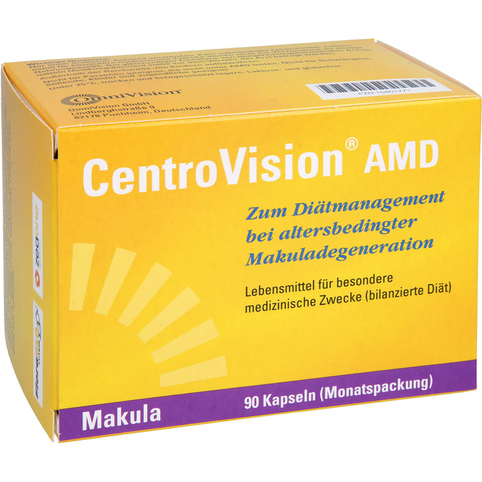 CentroVision AMD Kapseln bei altersbedingter Makuladegeneration, 90 St. Kapseln