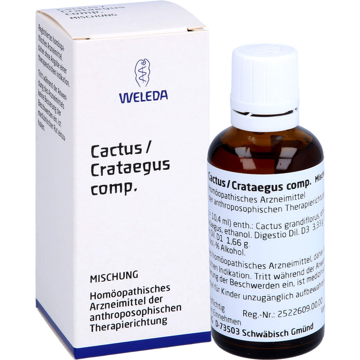 Cactus/Crataegus comp. Weleda Dil., 50 ml MIS