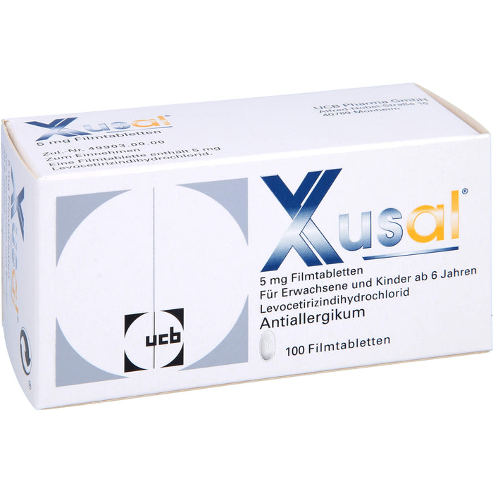 Xusal 5 mg Filmtabletten bei allergischer Rhinitis, 100 pc Tablettes