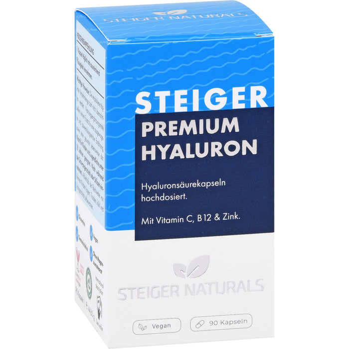 STEIGER NATURALS Premium Hyaluron Kapseln, 90 pcs. Capsules