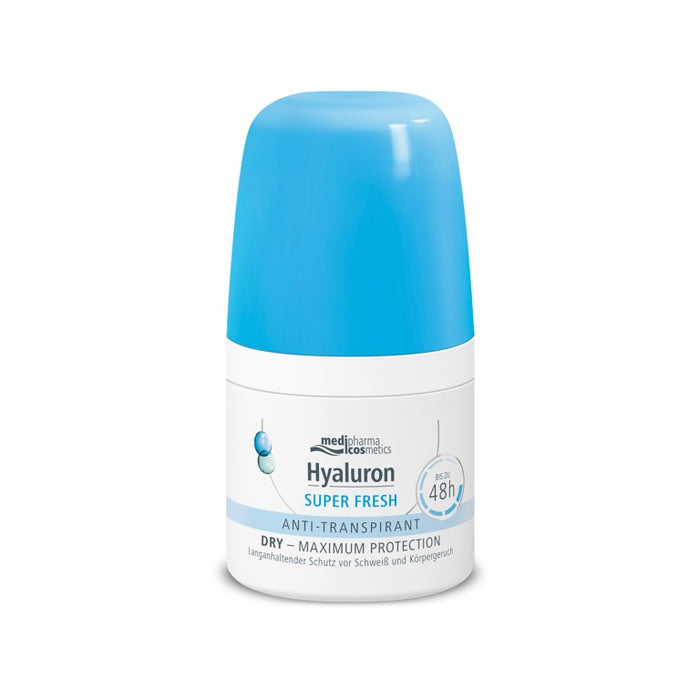 medipharma cosmetics Hyaluron Super Fresh Deo Roll-On, 50 ml Solution