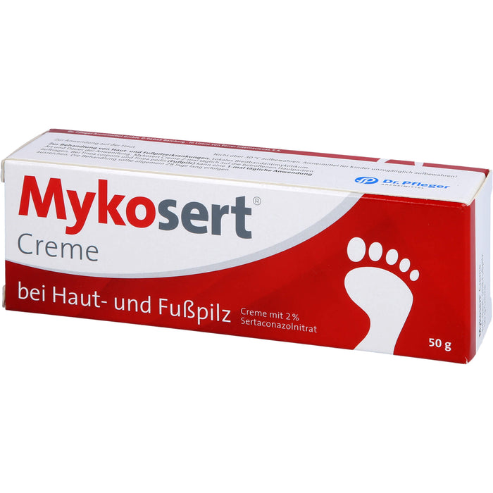 Mykosert Creme bei Haut- und Fußpilz, 50 g Creme