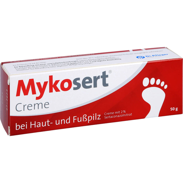 Mykosert Creme bei Haut- und Fußpilz, 50 g Cream