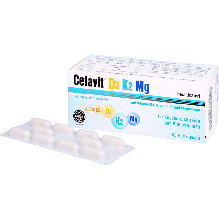 Cefavit D3 K2 Mg 4,000 I.E., 60 St HKP